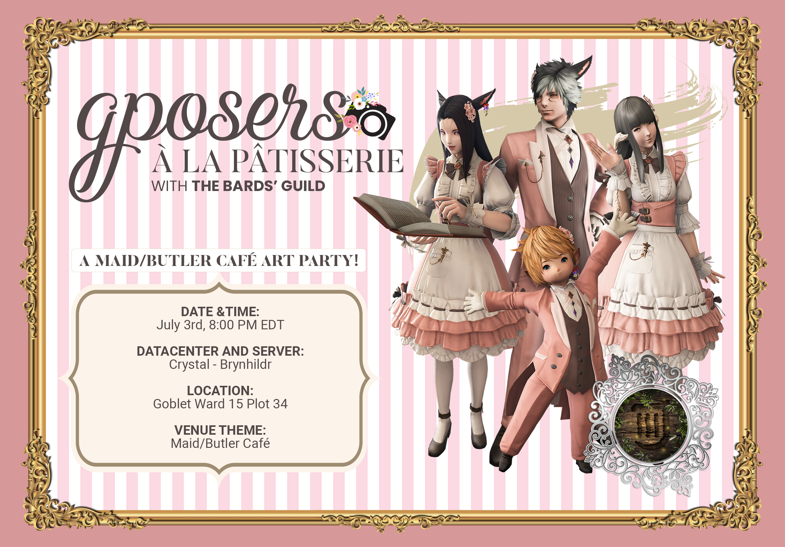 “GPOSERS à la pâtisserie” Art Party